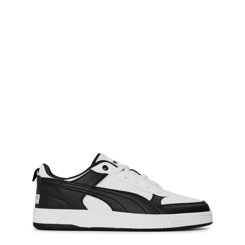 Image of Puma Unisex Kids Dribble Court Trainers Wht/Blk unisex 5.5 (38.5)