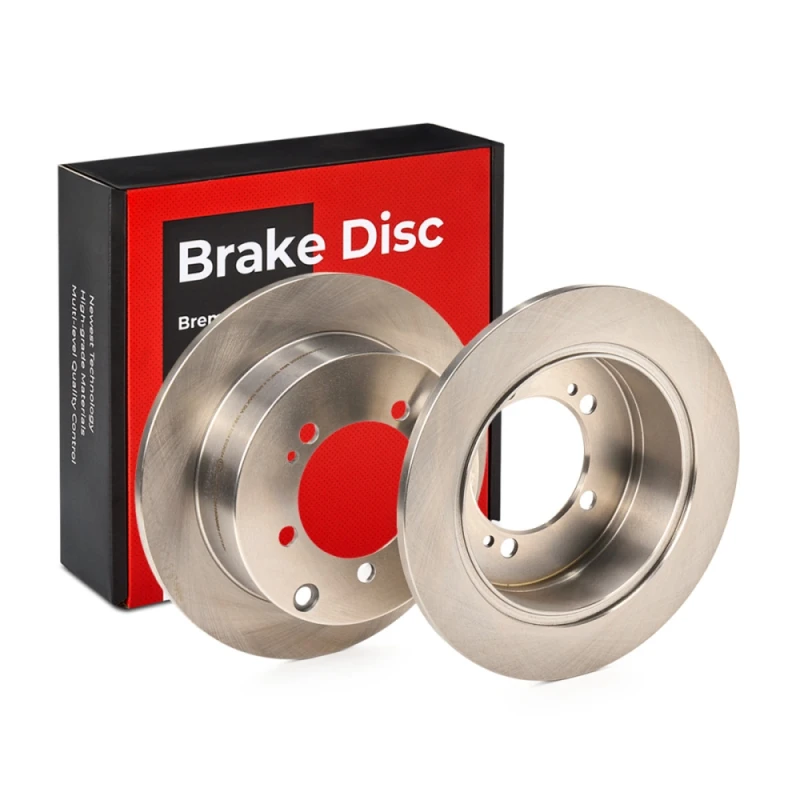 Image of STARK SKBD-0020088 Brake disc Rear Axle, solid, Cast Iron, Uncoated, Untreated, without bolts/screws Cast Iron Brake Disc (82)