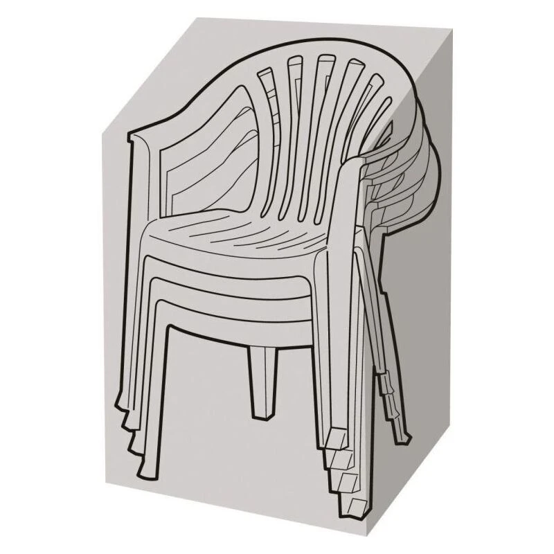 Image of Garland Stacking Chair Cover Black W1476