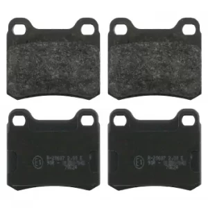 image of Brake Pad Set 16154 by Febi Bilstein Rear Axle