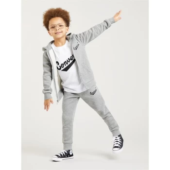 image of Converse Nova Zip Hooded Tracksuit Infant Boys - Grey