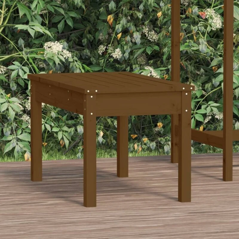 Image of VIDAXL Vidaxl - Garden Bench Honey Brown 80x44x45cm Solid Wood Pine 8720845691271