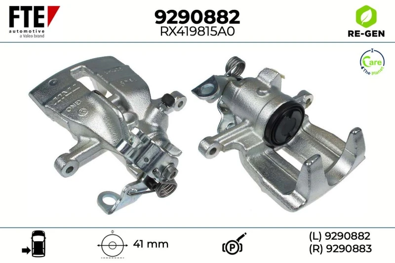 Image of Brake caliper FTE 9290882