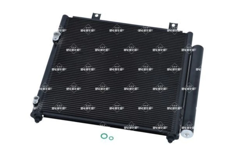 Image of NRF 350221 Condenser EASY FIT, with seal ring, with nitrogen filling Aluminium Condenser,air conditioning (448)