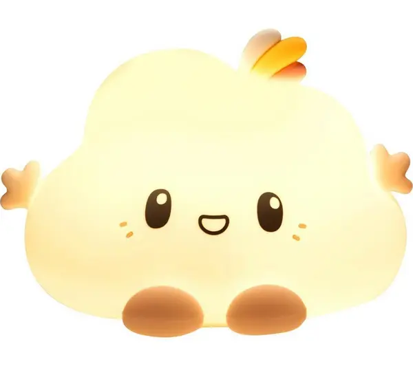Image of GROOV-E Cuties Olly Cloud Kids Night Light - Multicolour