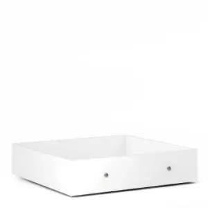 image of Paris Underbed Storage Drawer For Single Bed In White