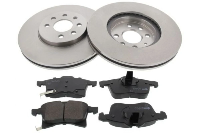 Image of MAPCO 47694 Brake disc and pads set Front Axle, Brake Disc Type: Vented Brake Set,disc brakes (3405)