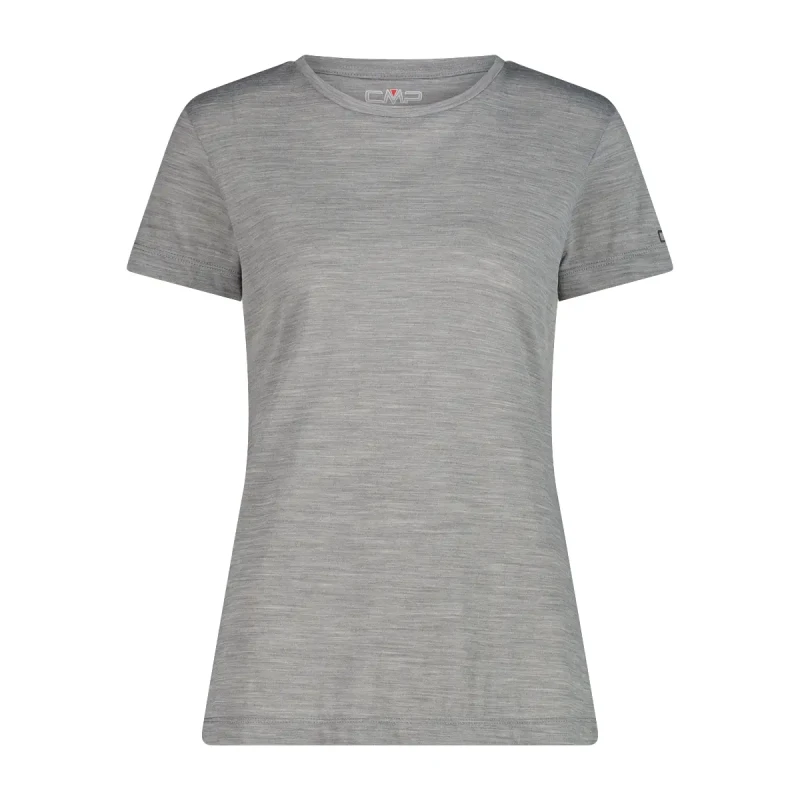 Image of CMP Womens merino wool crew neck T-Shirt CMP Gris Female XL