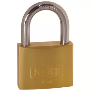 Image of Kasp 120 Series Brass Padlock 50mm Standard