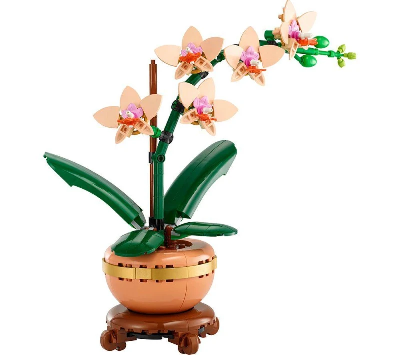 Image of Lego Botanical Mini Orchid Plant Gift, Home Decor Building Kit For Adults 10343 One Colour WBFZU Unisex