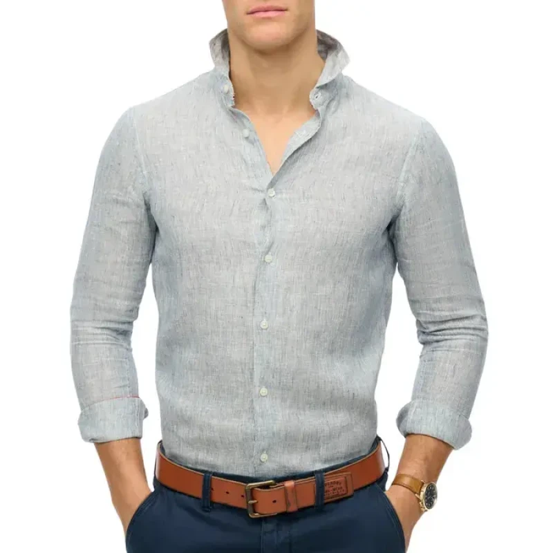 Image of Superdry Long sleeve shirt Superdry Vacation Bleu Male L