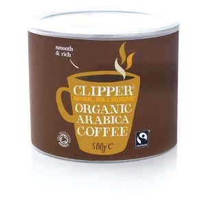 Image of Clipper Fairtrade 500g Organic Arabica Coffee