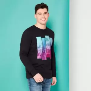 Image of Looney Tunes Kaboom Collection Going Down 90s Sweatshirt - Black - M - Black