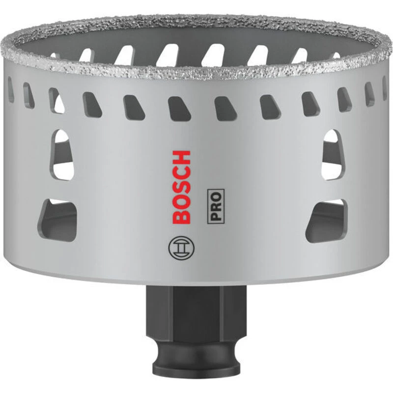 Image of Bosch PRO Power Change Plus Diamond Grit Tile Hole Saw 2608901571 Diameter: 76mm