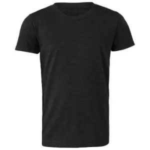 Image of Bella + Canvas Youths Tri-Blend T-Shirt (L) (Charcoal Black Triblend)