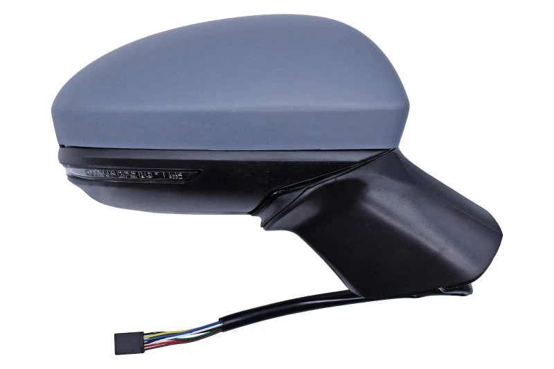 Image of PRASCO RN3327313 Wing mirror Right, Electric, Convex, primed Outside Mirror (50)