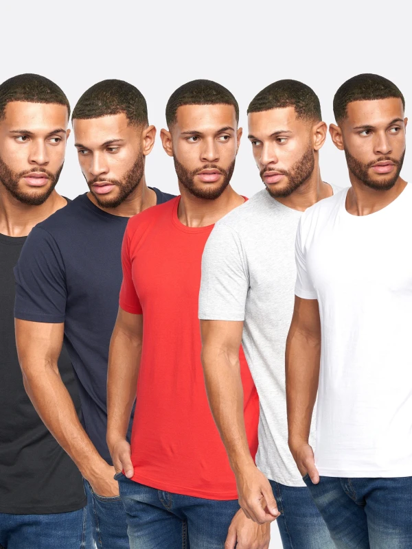 Image of Duck&Cover Errington Pack A T-Shirt 5pk Multi