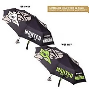 Image of Star Wars: The Mandalorian Mando & The Child (Baby Yoda) Colour Changing Umbrella