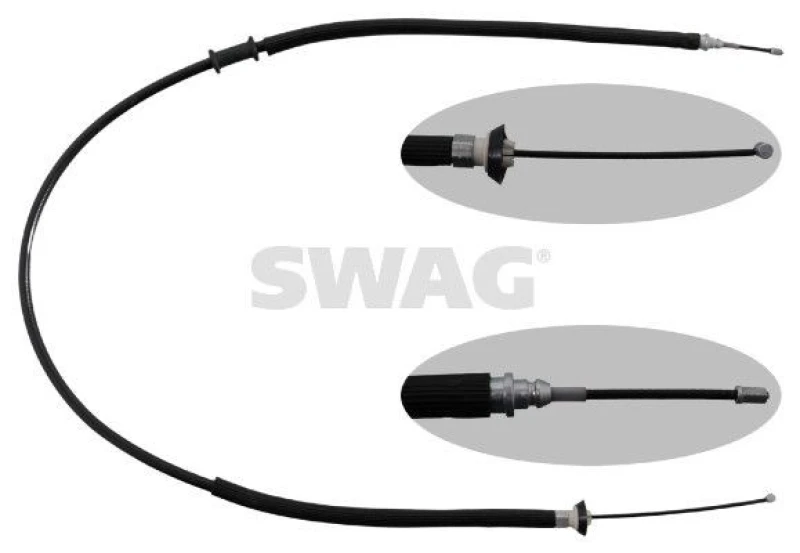 Image of Handbrake cable SWAG 70 94 9619