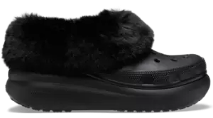 image of Crocs Furever Crush Shoe Shoes Unisex Black W4/M3