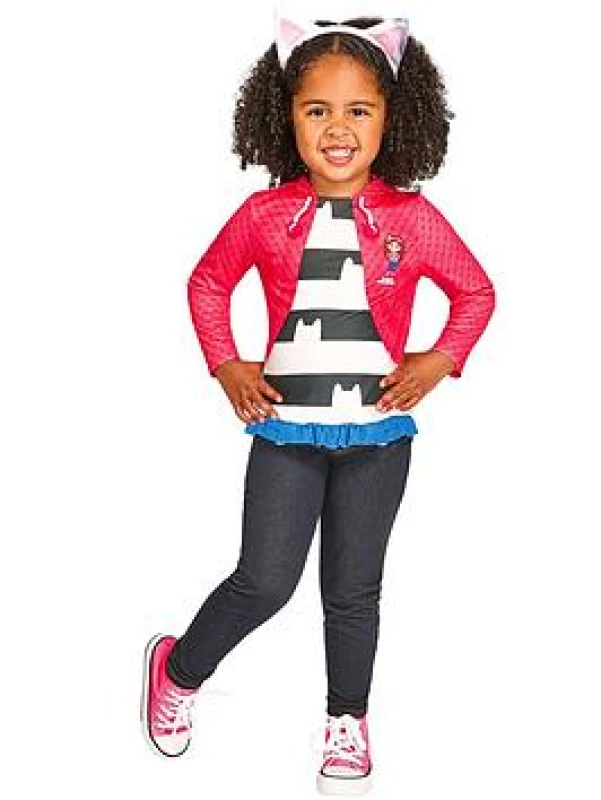 Image of Gabbys Dollhouse Gabby Top And Headband Child Costume One Colour WZH65 Unisex 3-4