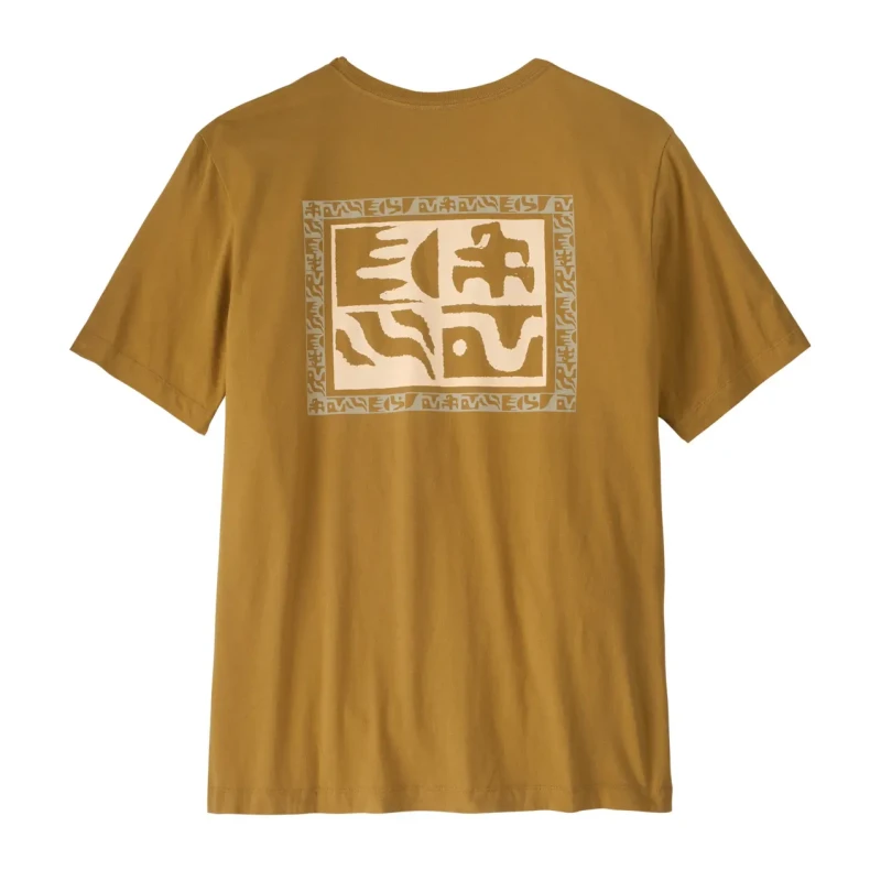 Image of T-Shirt Patagonia Mother Rays Marron Male 2XL