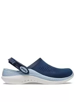 Image of Crocs Literide 360 Clog Flat Shoes, Navy, Size 8, Women