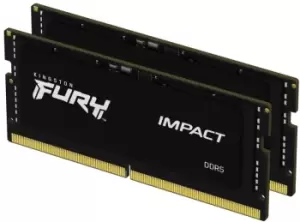 Image of Kingston Fury Impact 64GB (32GB x 2) 4800MHz DDR5 CL38 Sodimm