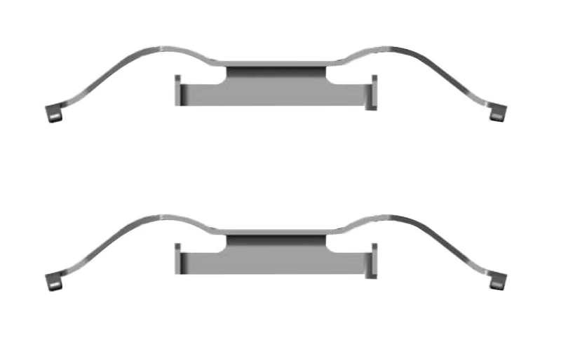 Image of Bosch 1 987 474 687 Accessory Kit, disc brake pads Accessory Kit,disc brake pads (1164)
