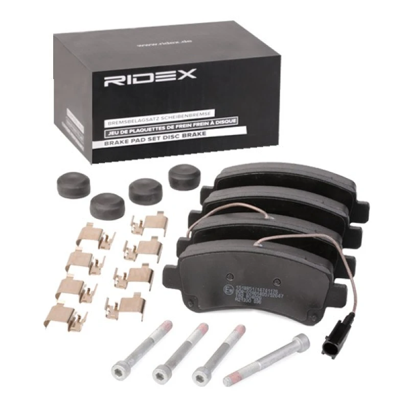 Image of Brake pad set RIDEX 402B1347