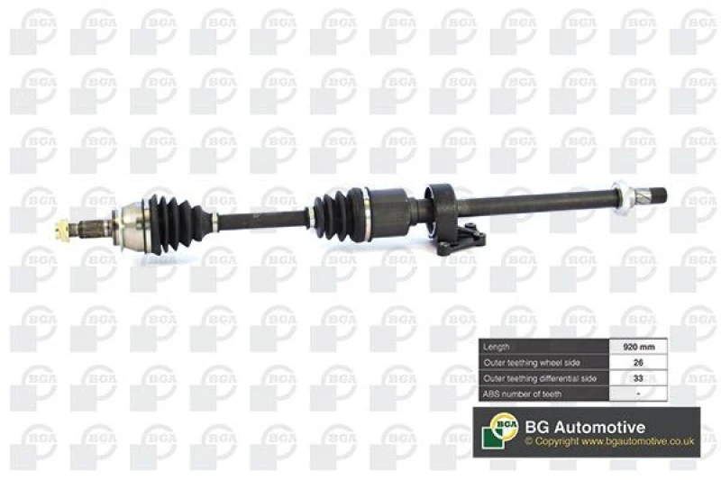 Image of BGA Drive shaft BGA DS0915R