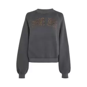 Image of Tommy Jeans Tjw Rlx Leo Crew - Grey