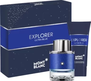 image of Mont Blanc Explorer Ultra Blue Eau de Parfum 60ml Gift Set