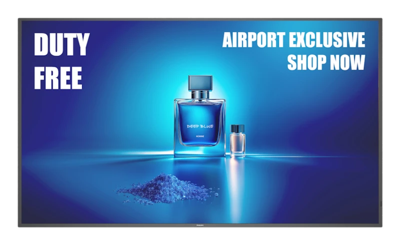 Image of Sublime Market Connect Philips Monitor Digital Signage 55BDL6017P 55" Ultra HD 800CD 24/7 Landscape/Portrait
