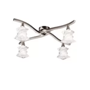 Image of Salomon Ceiling 4 Light G9, Polished Chrome