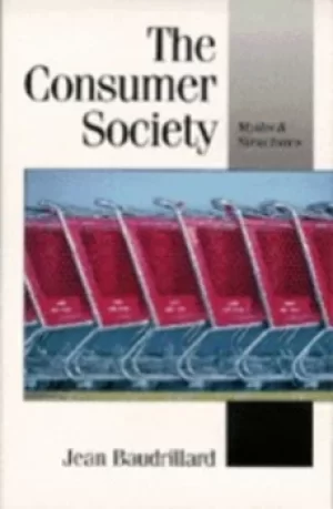Image of The consumer society by Jean Baudrillard
