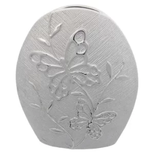 Image of Butterfly Round Vase Champagne