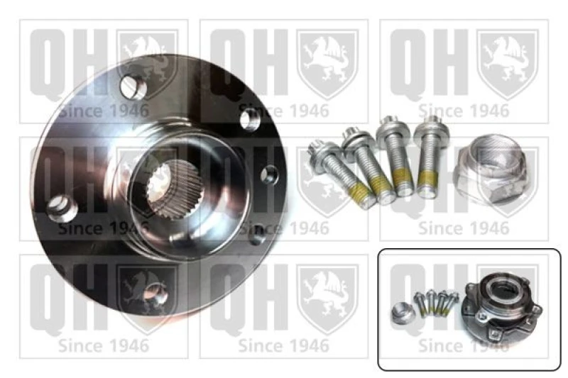 Image of QUINTON HAZELL Wheel bearing kit QUINTON HAZELL QWB1591