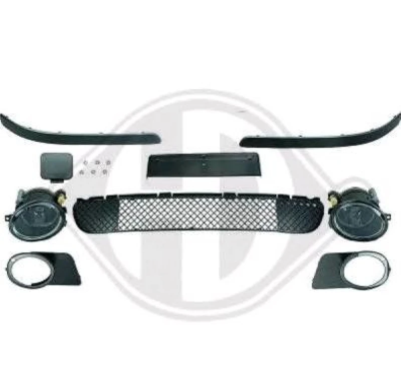 Image of DIEDERICHS 1223346 Cover, bumper Front, with integrated grille Cover,bumper (20)