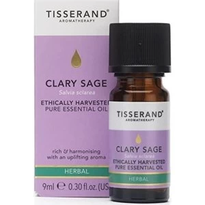 image of Tisserand Aromatherapy Clary Sage Ethically Harvested Essential Oil 9ml