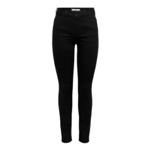 image of JDY high waisted skinny denim jean - Black