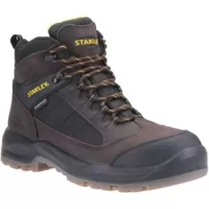 Image of Stanley Mens Berkeley Full Lace Up Leather Safety Boot (8 UK) (Brown) - Brown