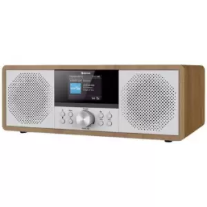 image of Denver MIR-270DW Internet radio CD player Internet, DAB+, FM AUX, Bluetooth, CD, USB, WiFi, Internet radio Wood (dark)