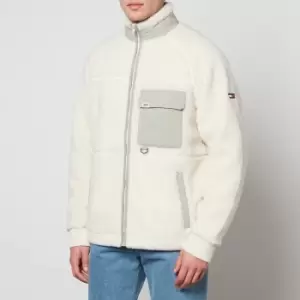 Image of Tommy Jeans Fleece and Shell Jacket - L