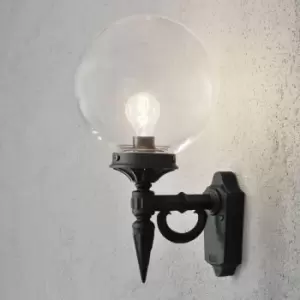 Image of Konstsmide Orion Outdoor Classic Wall Lamp. Black, IP23