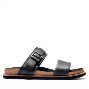 Timberland Amalfi Vibes 2 Band-strap Sandal For Men In Black Black, Size 7.5