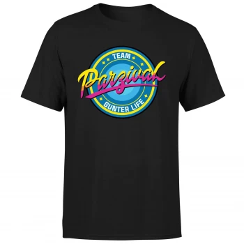 image of Ready Player One Team Parzival T-Shirt - Black - 3XL - Black