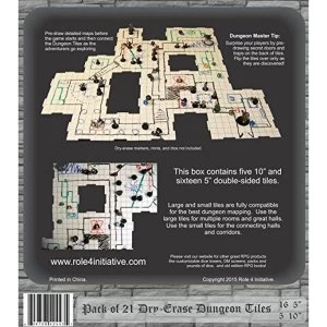 Image of Dry Erase Dungeon Tiles Combo Pack of Four 10