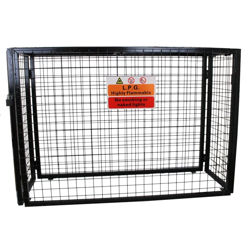 Image of Monstershop Gas Bottle Mesh Cage 1000mm Black