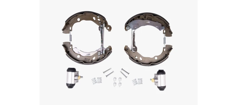 Image of HELLA Brake Shoe Set HELLA 8DB 355 038-121